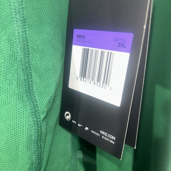 NIKE Men SZ/ 3XL Green PRO Cool Team Issue NBA Basketball Compression Shorts New - Picture 3 of 5